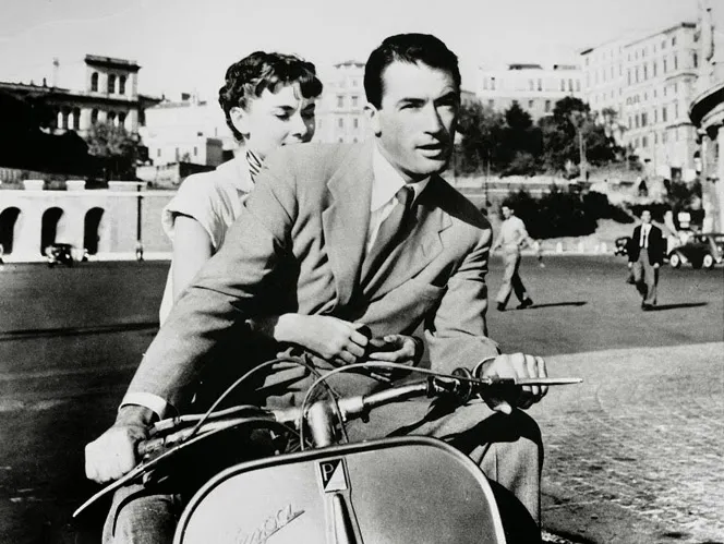 Audrey Hepburn and Gregory Peck